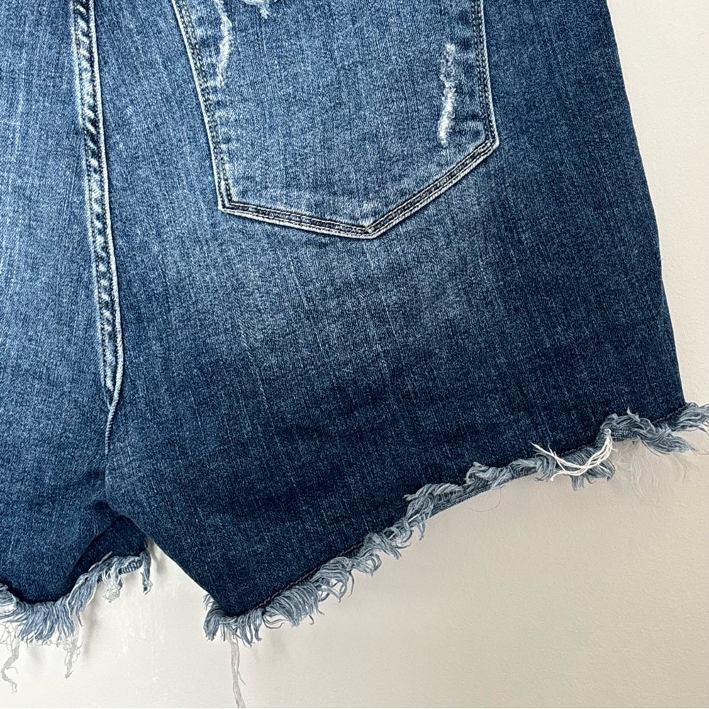 Judy Blue Distressed Denim Jean Shorts Size 2XL / 38 waist x 4 in inseam *J15 - Picture 12 of 14
